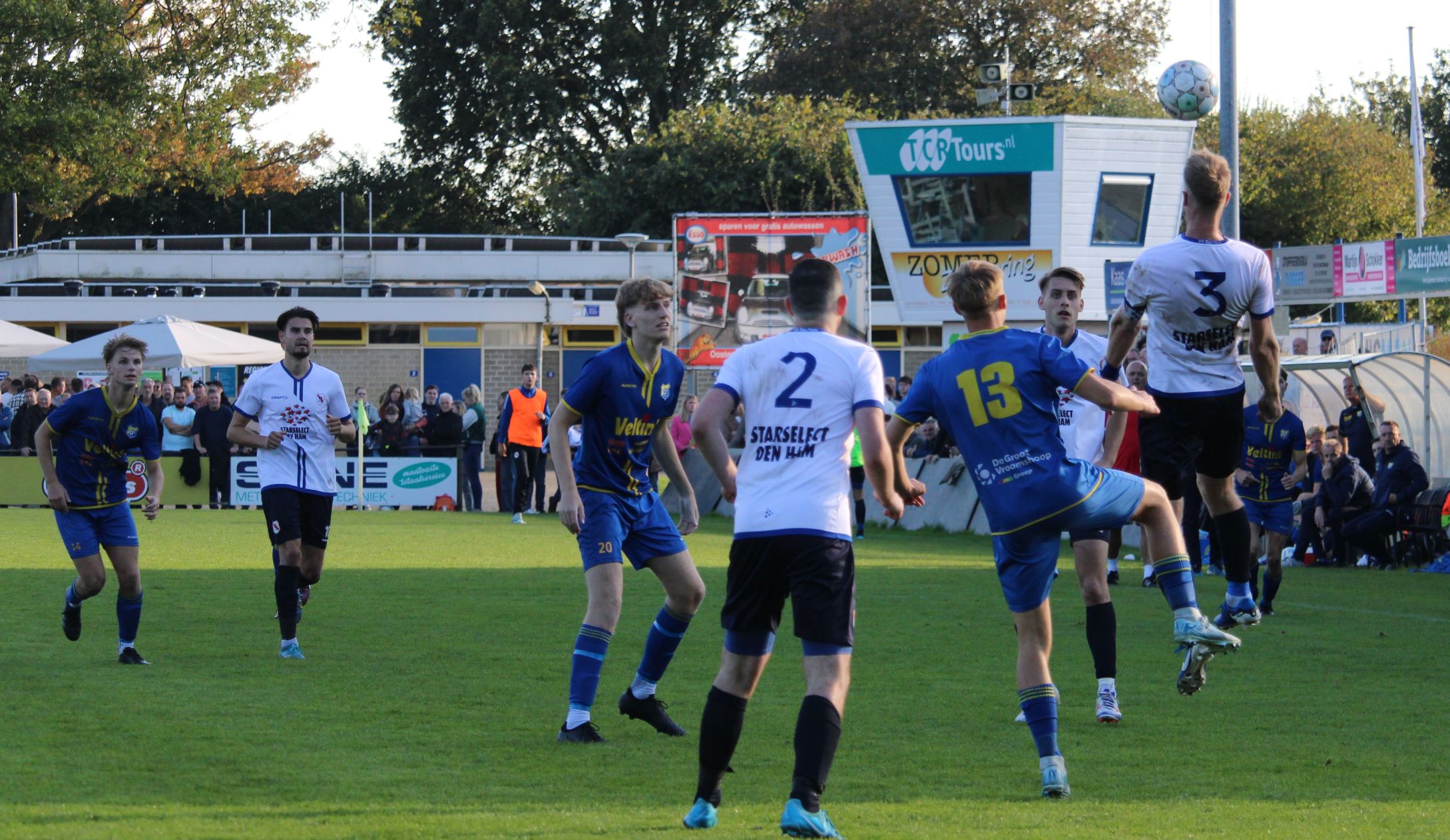 Sterke defensie vv Den Ham basis voor de derbywinst tegen de Boys