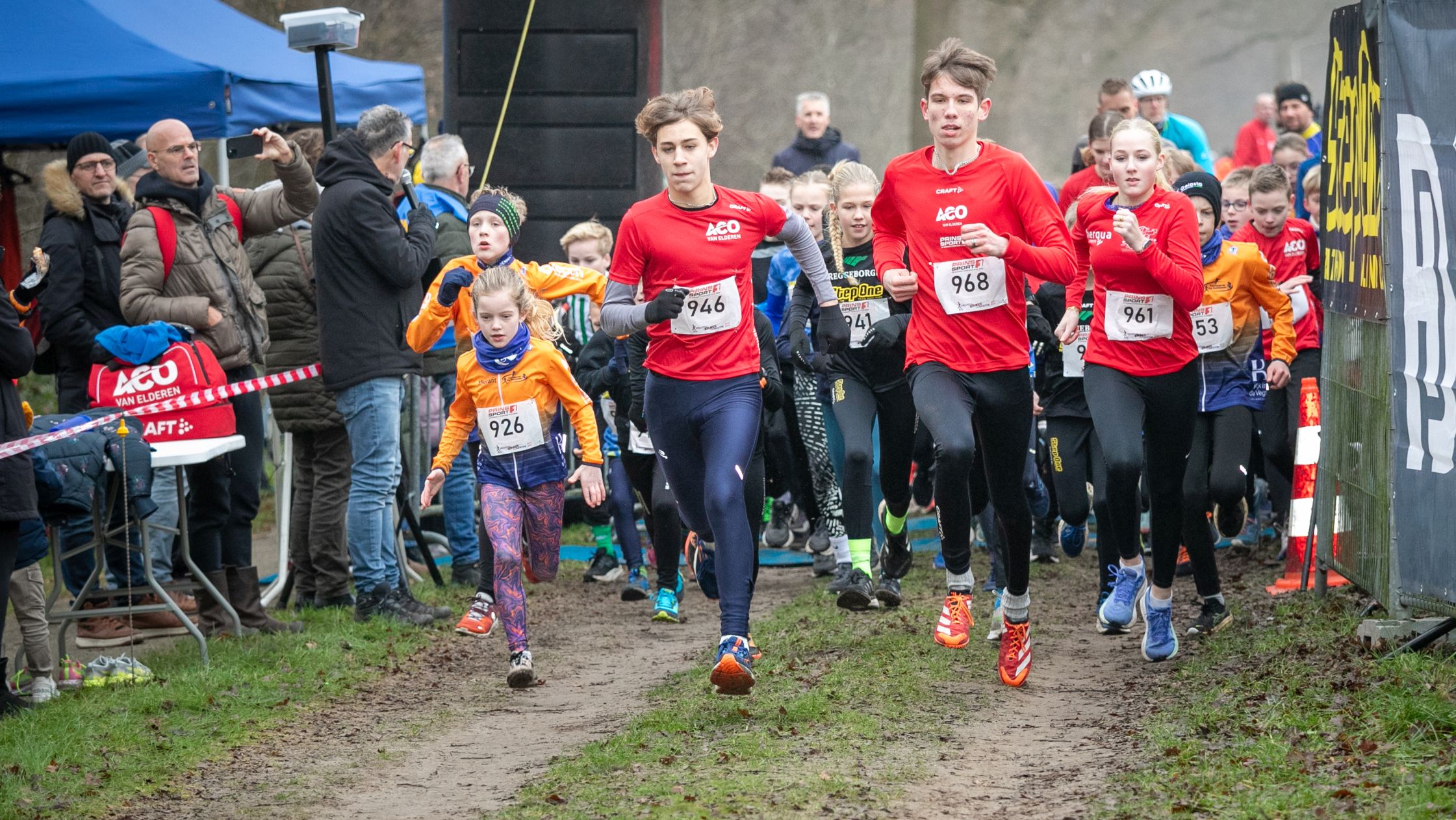 Zandstuve Boslopen: ruim 350 lopers trotseren de ijzige kou