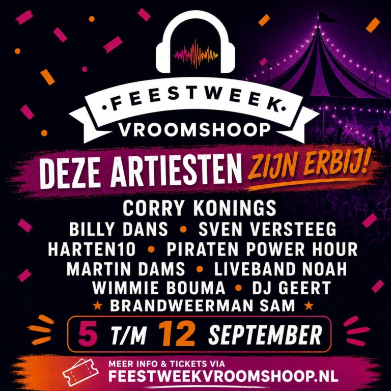 line up feestweek