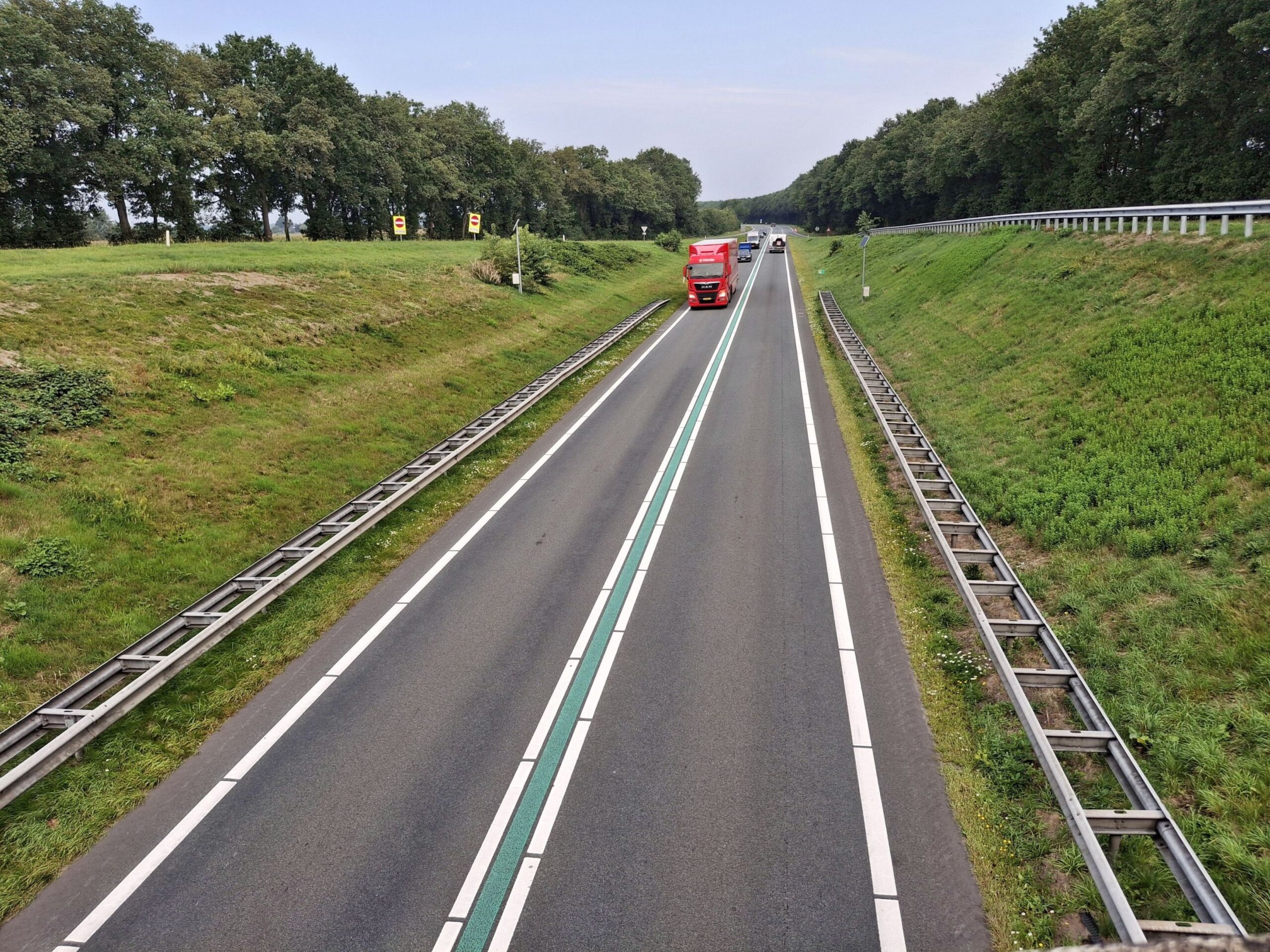 N36 dicht, maar nog niet voor rijbaanscheiding