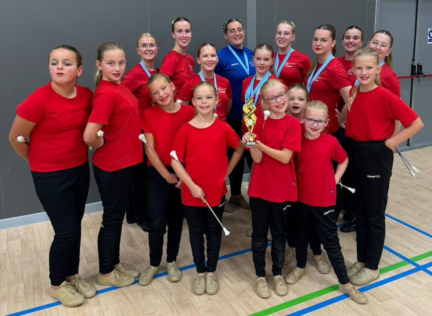 Sterke start voor de majorettes van Muziekvereniging Juliana