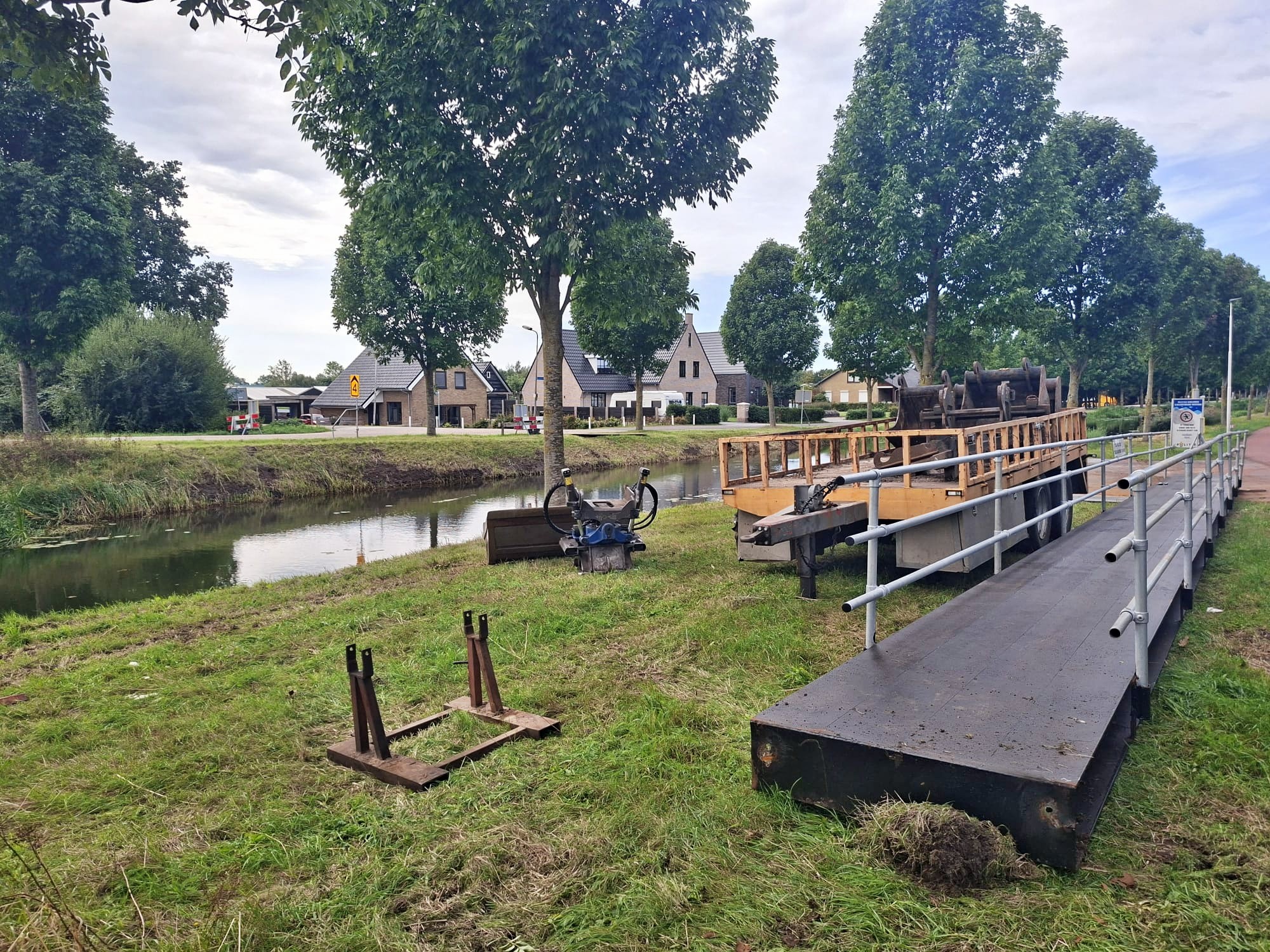Kleine Puntbrug met vertraging afgesloten