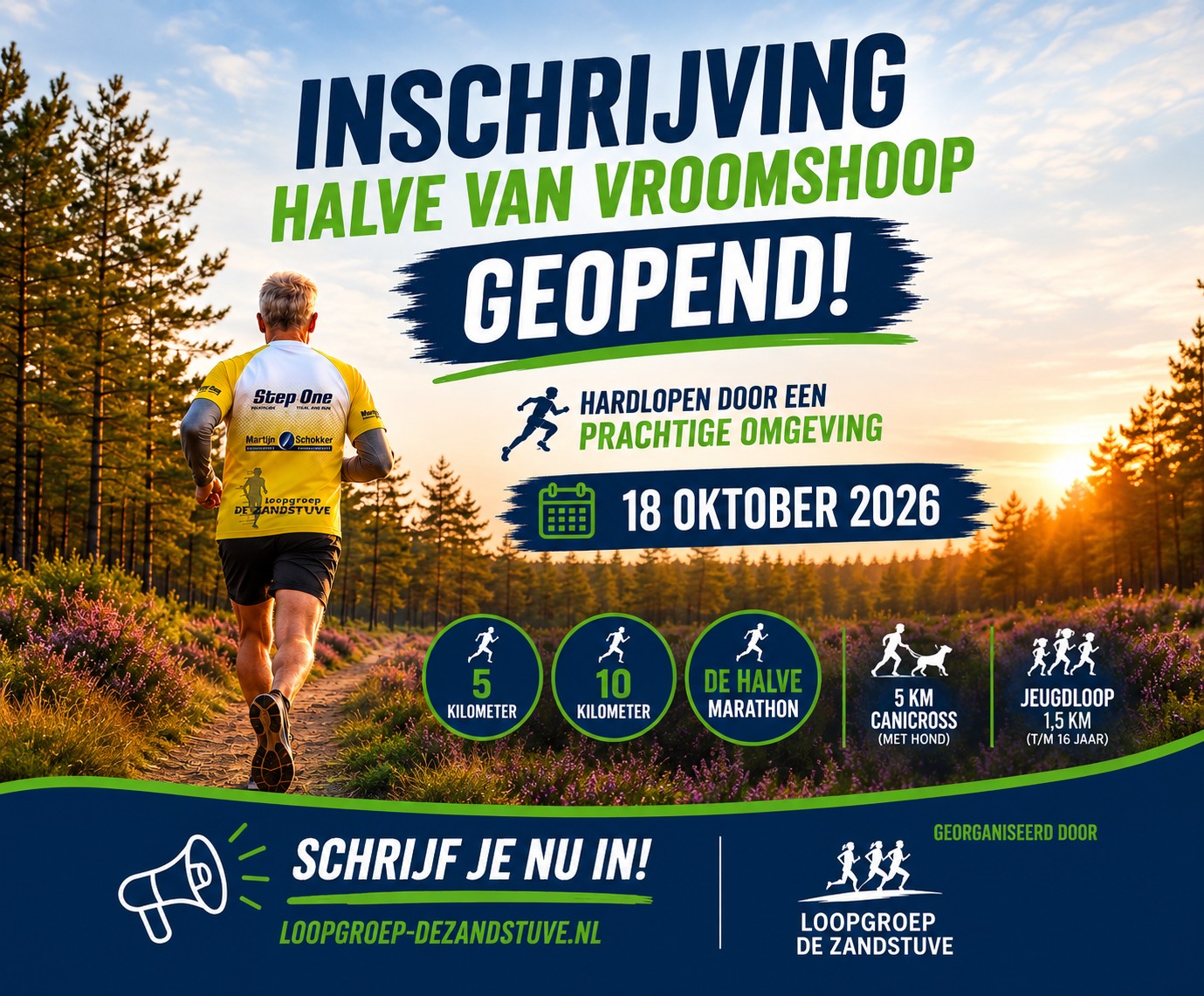 De inschrijving voor de Halve van Vroomshoop is geopend