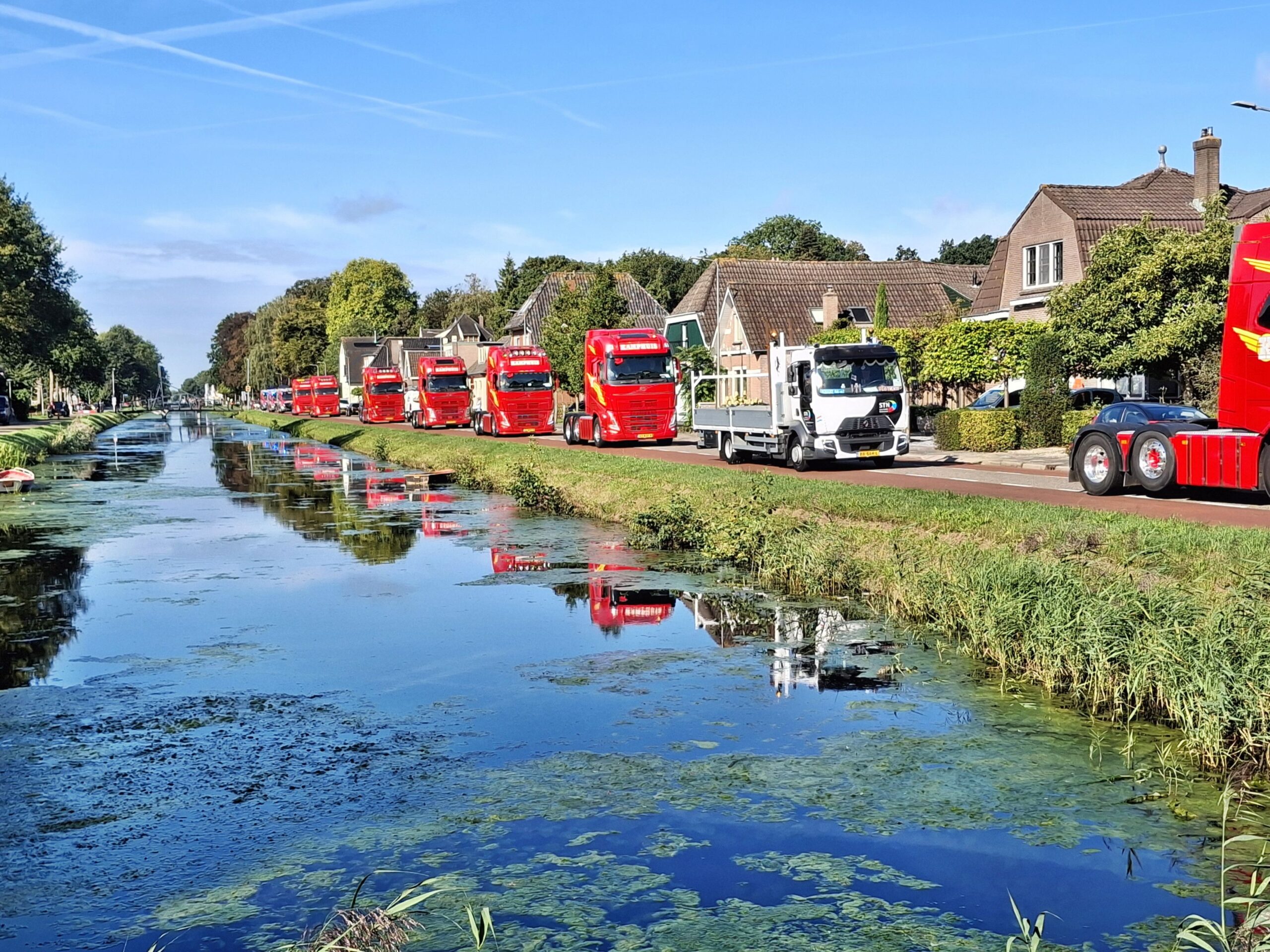 Vanmiddag konvooi door Twenterand