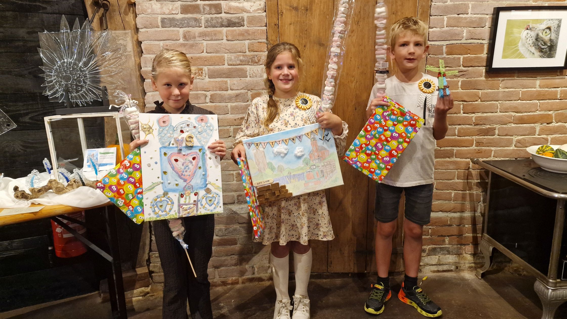 De winnaars van Kunst & Kids in de Peddemorsboerderij zijn bekend.